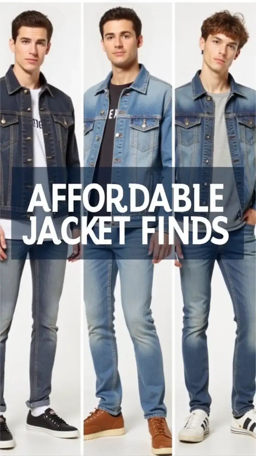 Affordable denim jackets for men from Levi's, Gap, H&M. Discover budget-friendly denim jacket reviews and stylish options under $50.
