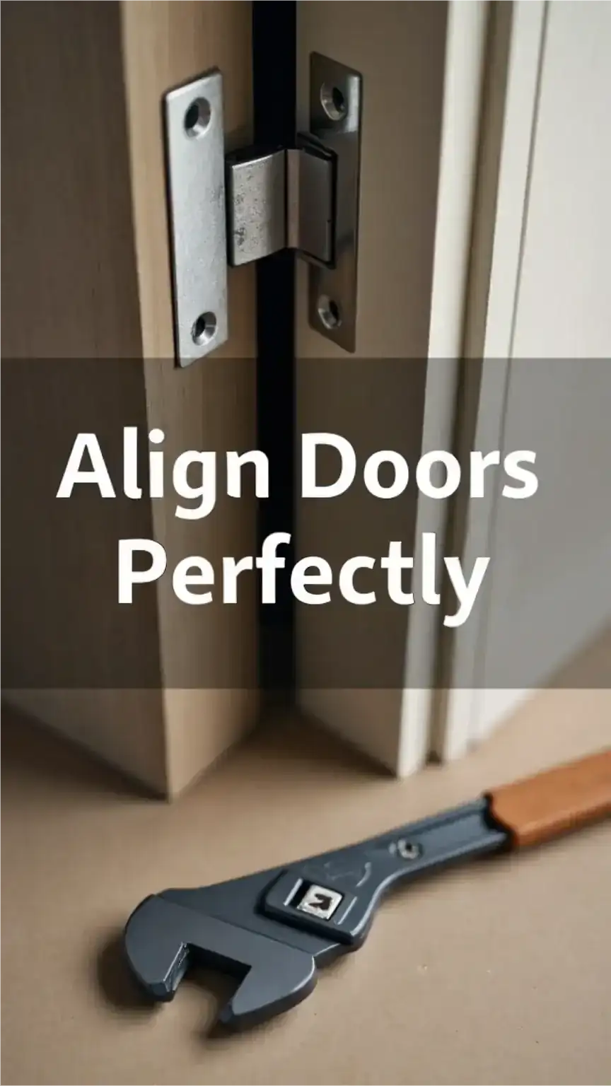 Door hinge adjustment, fixing wonky doors DIY, home maintenance for men, door repair solutions.