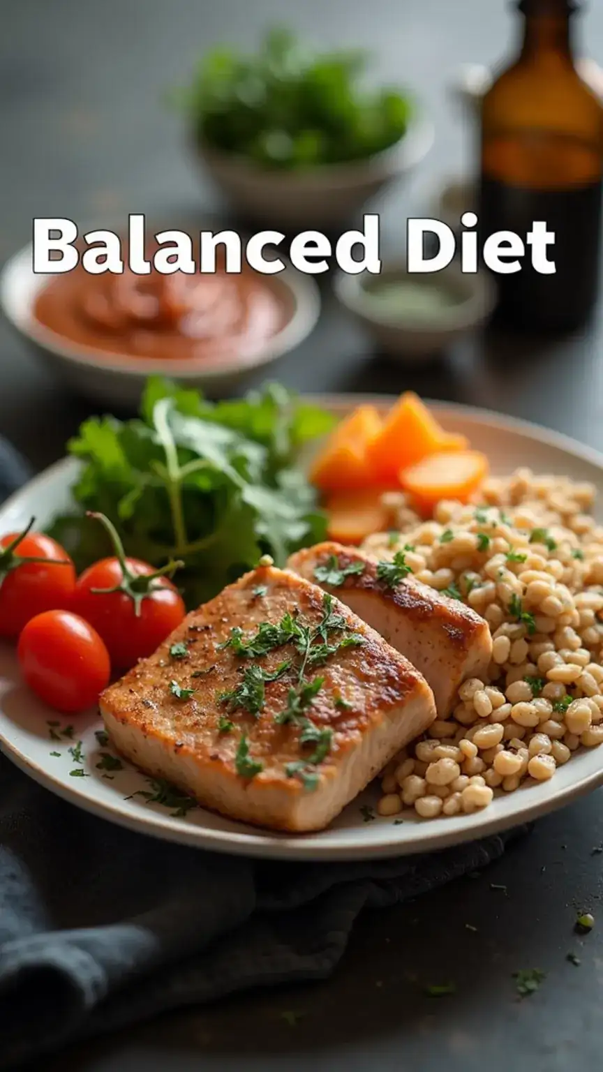 Balanced diet for men over 40: healthy eating tips for fitness and men's health.