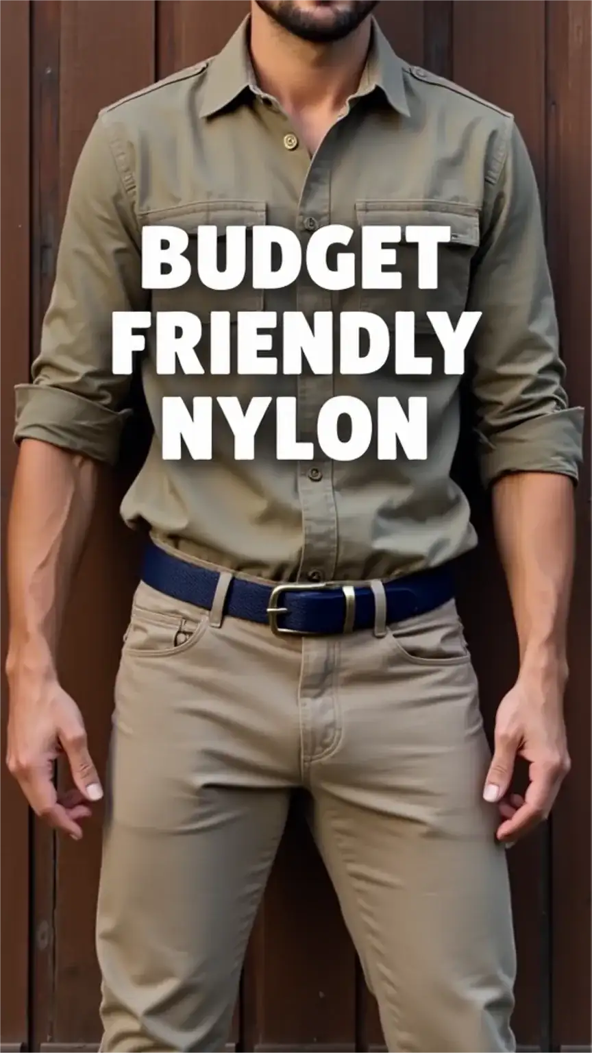 Practical nylon belt for men, a budget-friendly option. Men's nylon belts and how to choose a belt for casual wear.