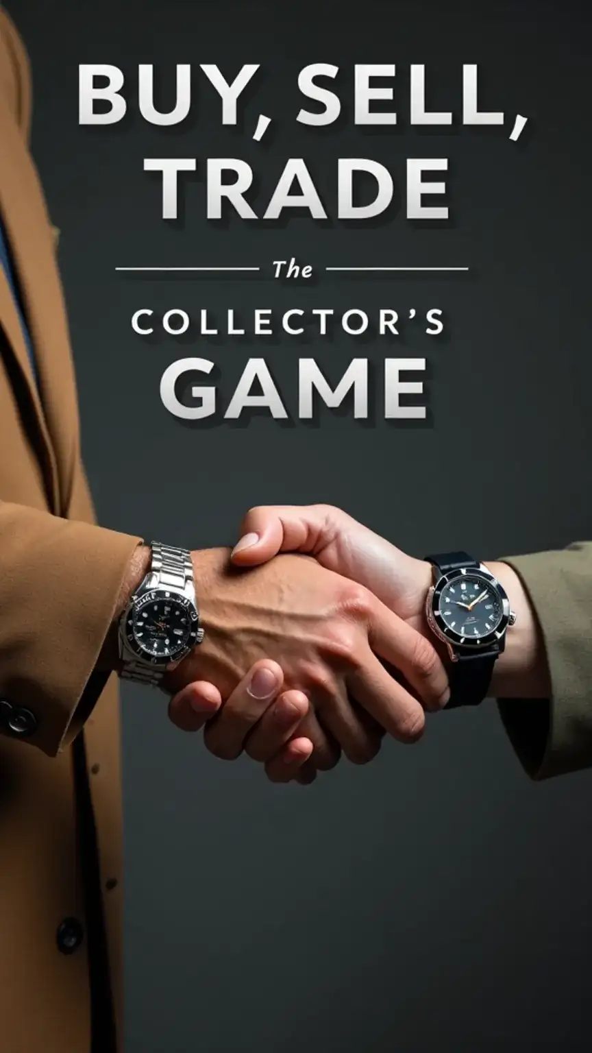 Buying and selling watches wisely. Smart strategies for growing a watch collection. Advice for beginner watch collector on market value and transactions.