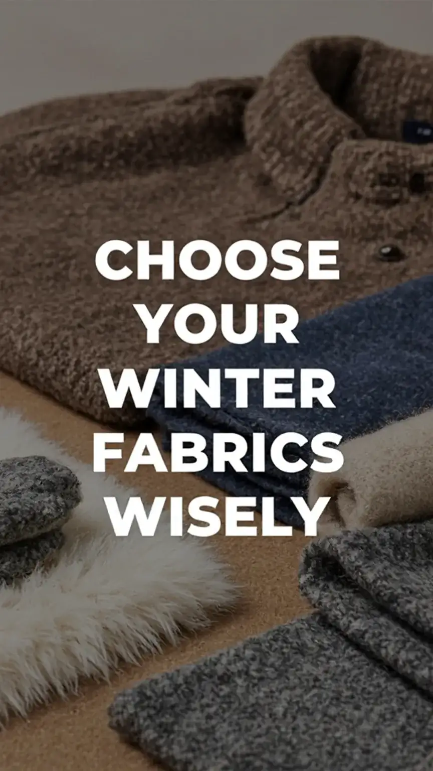Winter fabrics, merino wool, fleece, cashmere, warm materials for men's clothing, best fabrics for cold weather.