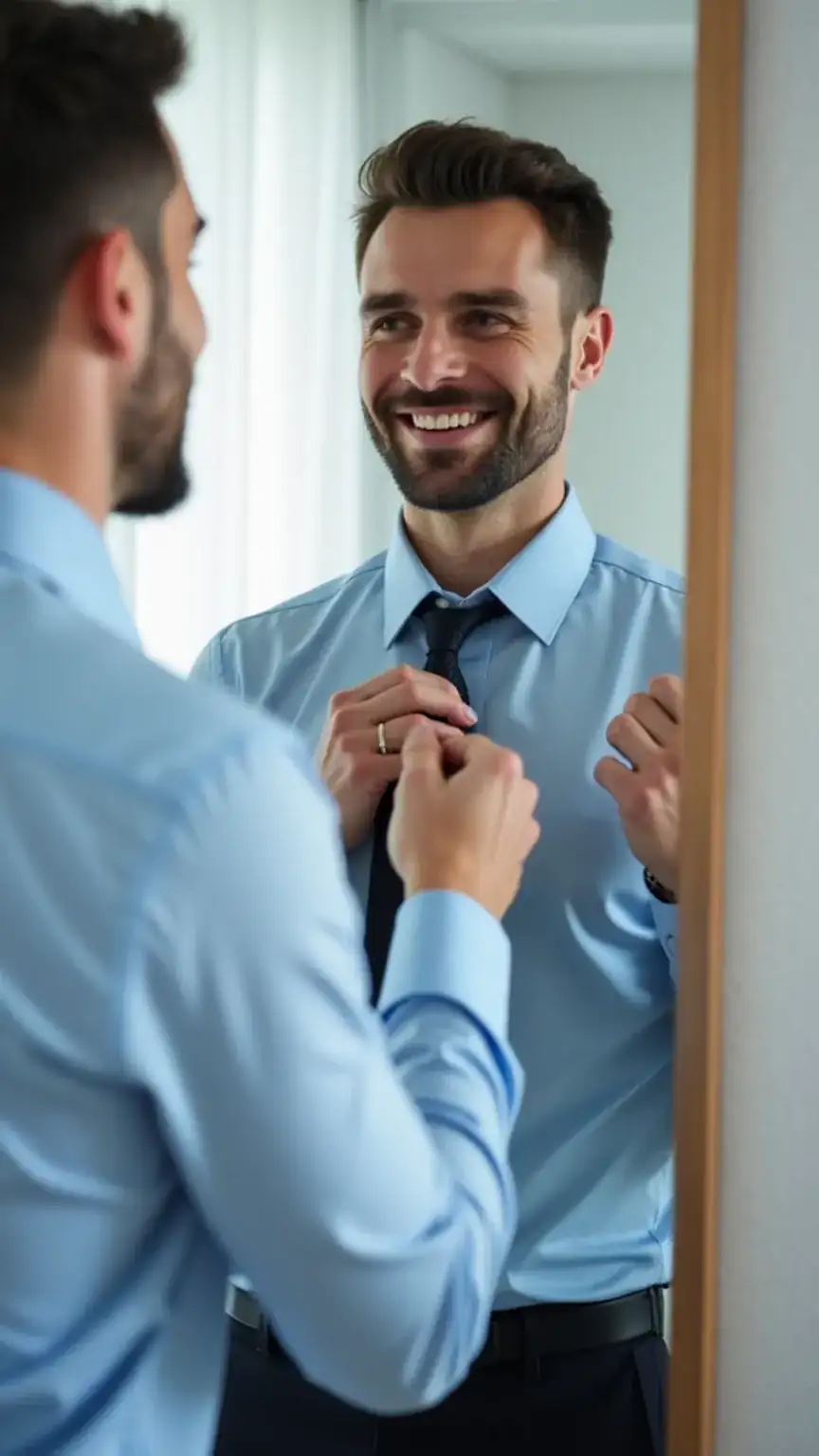 Developing professional image, personal grooming, men's style, professional appearance, personal branding tips, career image, polished look.