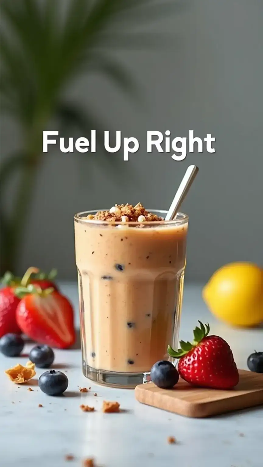 Healthy breakfast for a productive morning routine. Fueling up for men, productivity tips, daily routine, nutritious food.