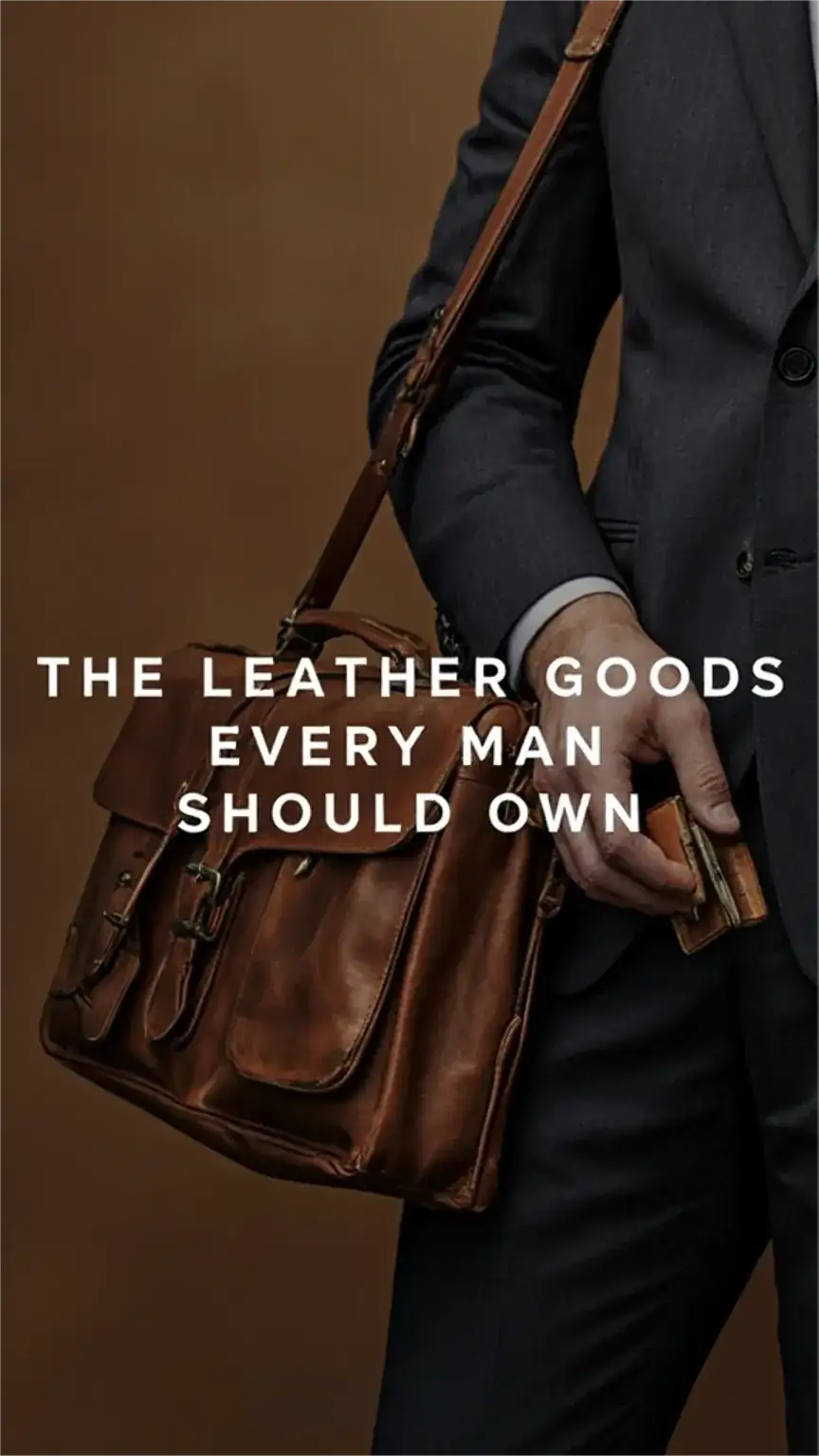 The Leather Goods Every Man Should Own (No, Really, You Need These)