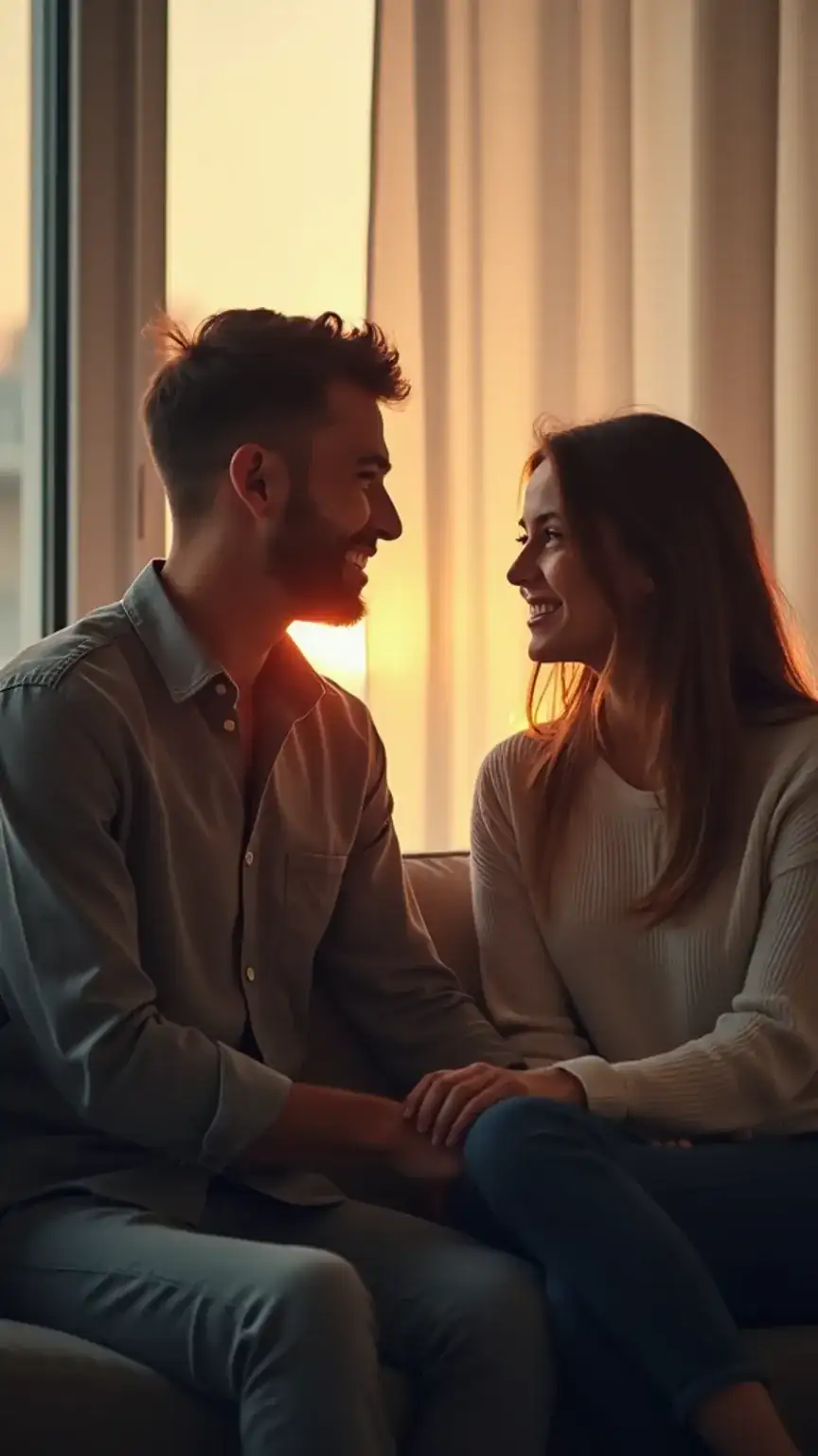 Open communication in mature relationships: Couple talking and listening, key to keeping romance alive, relationship advice for men.