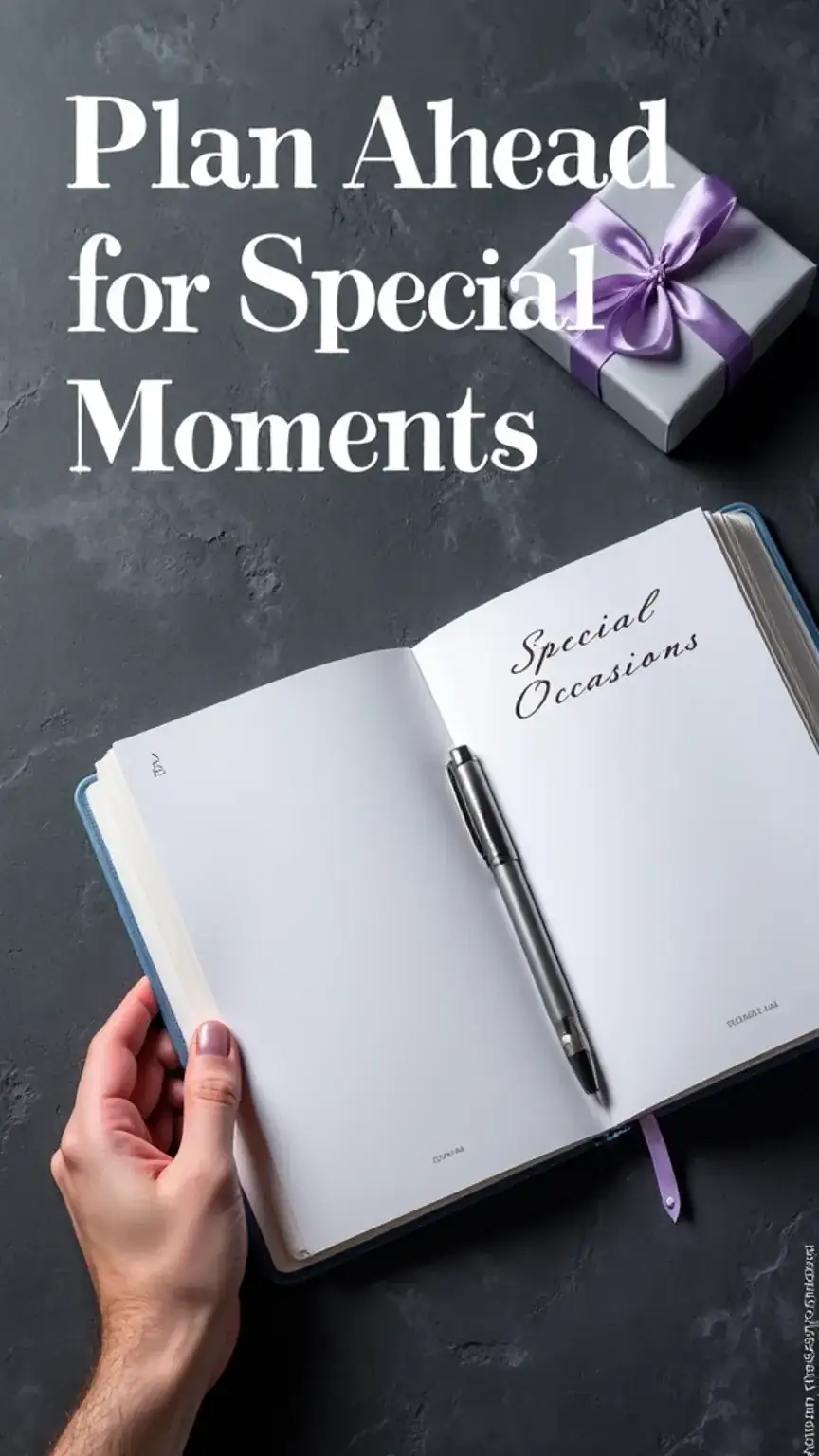 Planning for special occasions, holiday gift guide for him, impressing your boyfriend, anniversary planning tips, thoughtful gifts for men.