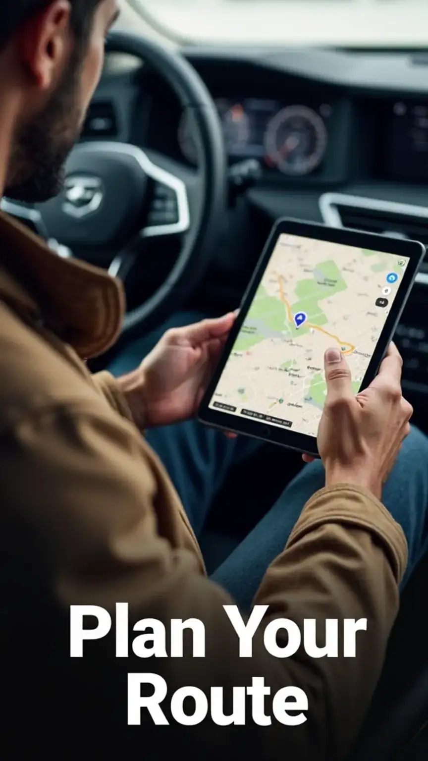 Planning a USA road trip for men, using map apps and route planning tools. Essential tips for the best weekend road trips and adventure travel.