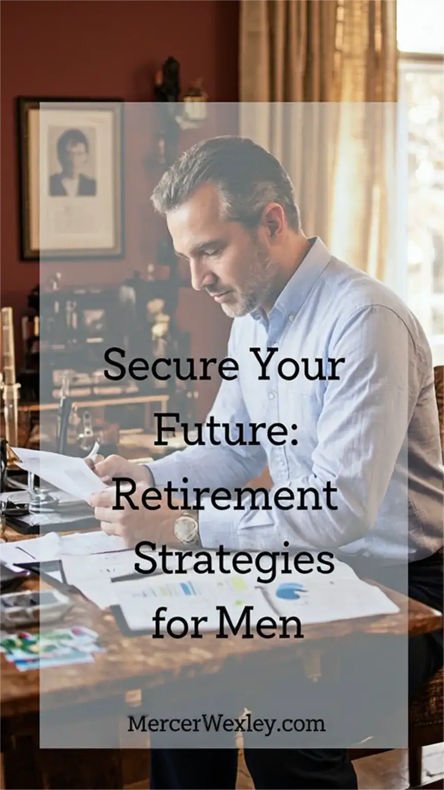 Retirement planning for men over 40, financial planning introduction, securing future, investment strategies for men, personal finance guide.