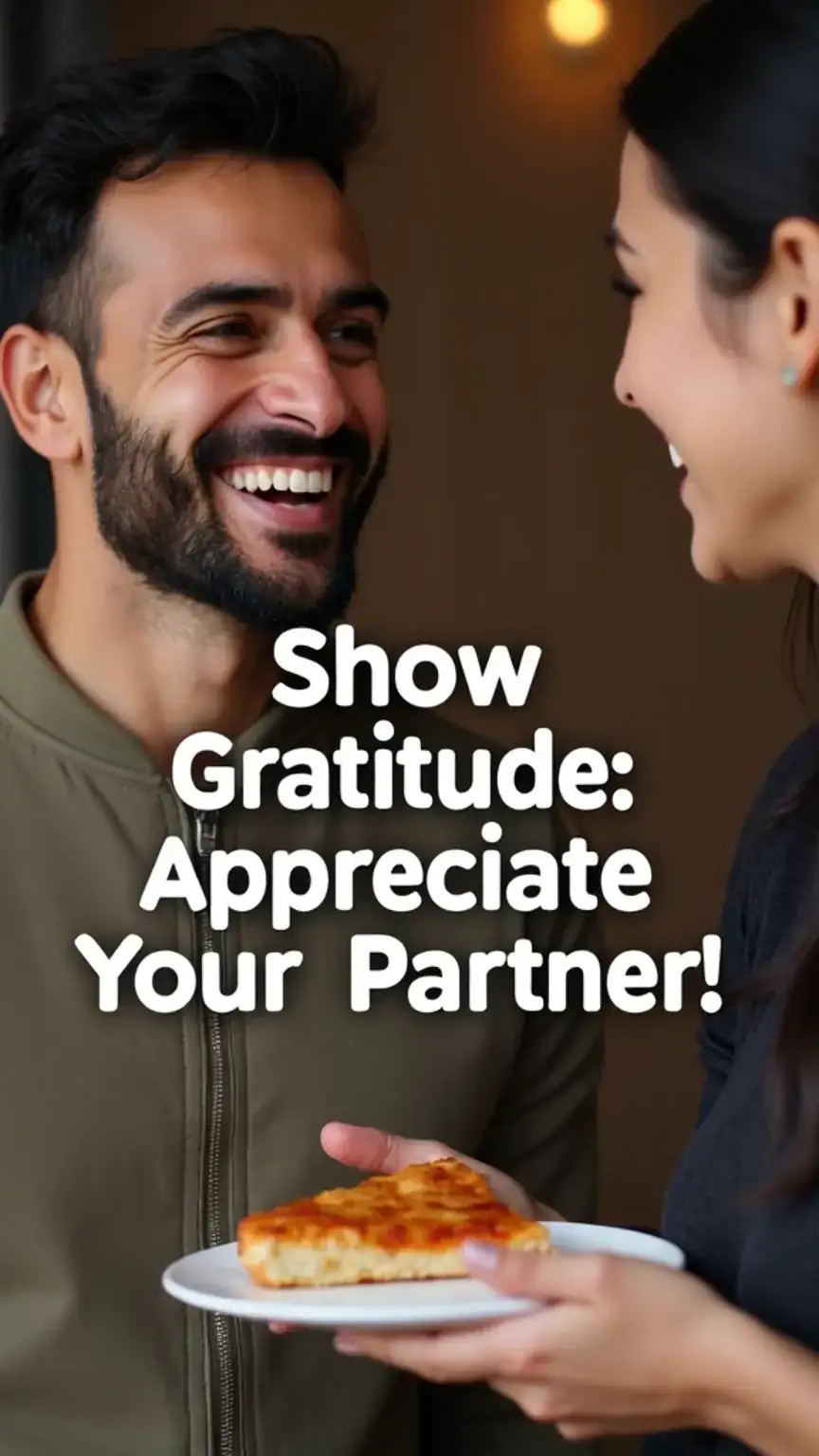 Man showing appreciation and gratitude to partner, couple communication, relationship advice, showing thanks, partnership.