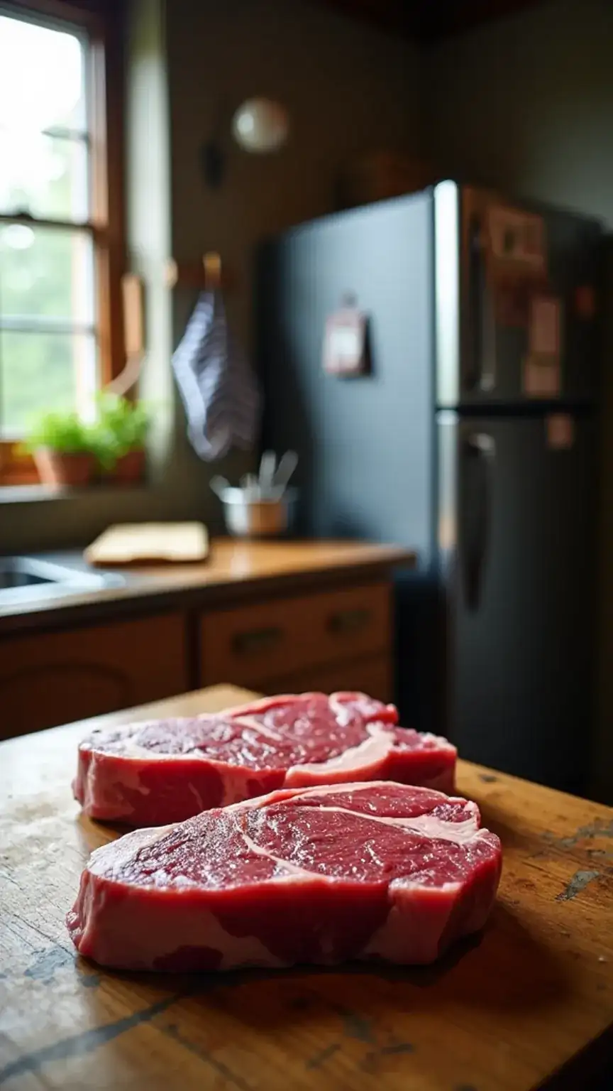 Bringing steak to room temperature before grilling, essential step for perfect steak. Grilling steak, BBQ tips.