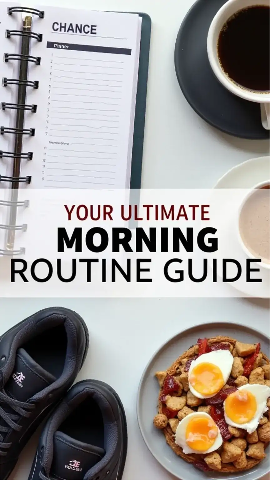 Ultimate guide to building a productive morning routine for men. Productivity tips, daily routine, morning habits, wake-up strategies.