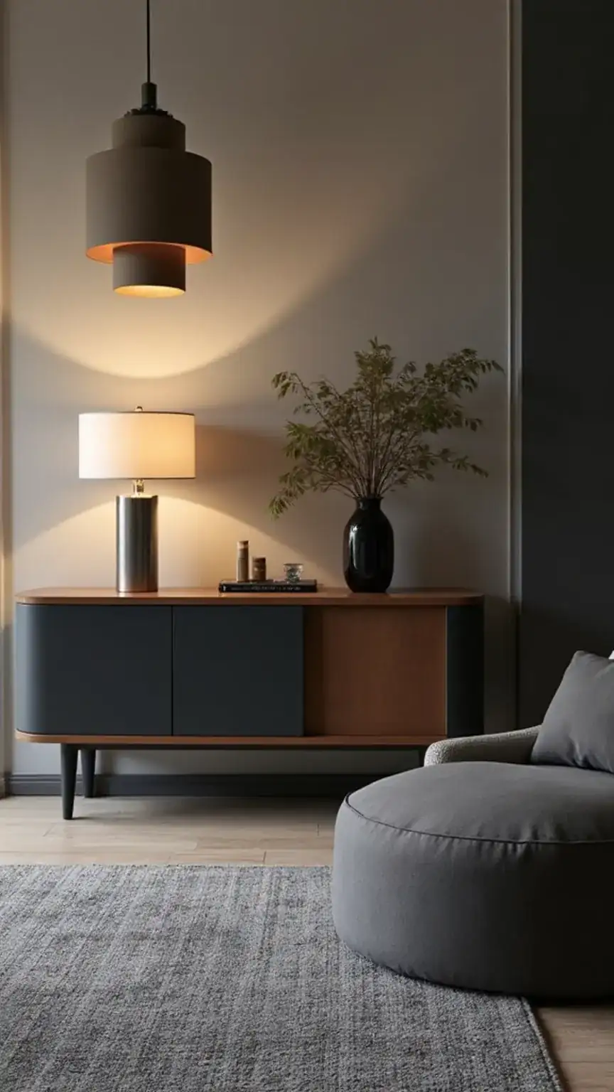 Adding style to home lighting with table lamps, pendant lights, and stylish rugs. Home lighting ideas for a modern look.