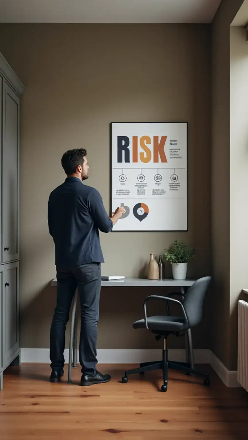 Assessing financial risks for men, insurance and estate planning assessment, risk management for wealth protection.
