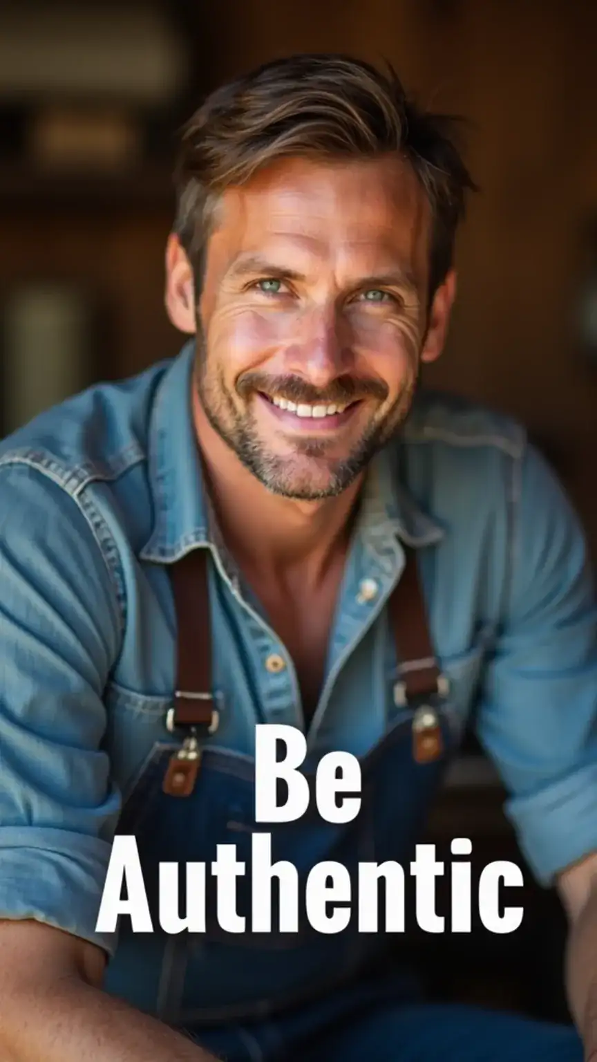 Authentic role model, genuine leadership, building trust, male mentorship, honesty in relationships, positive example.