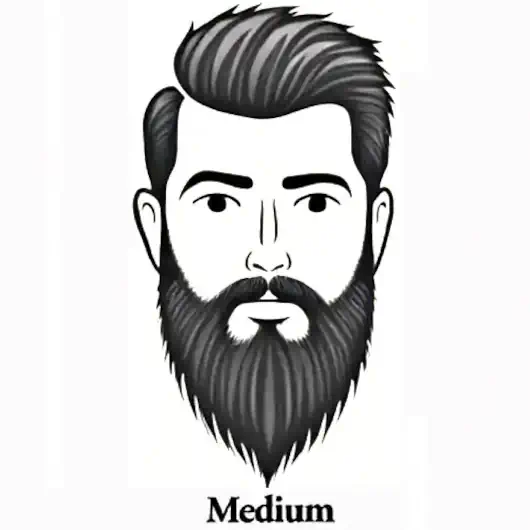 Medium Beard.