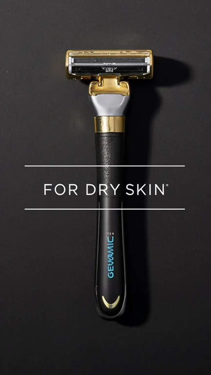 Razor recommended for dry skin, best razors for men with dry skin, shaving tips for dry skin, men's skin hydration.