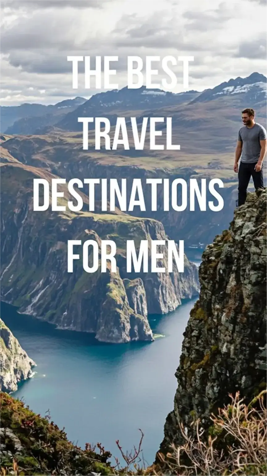 The Best Travel Destinations for Men: Explore, Relax, and Recharge