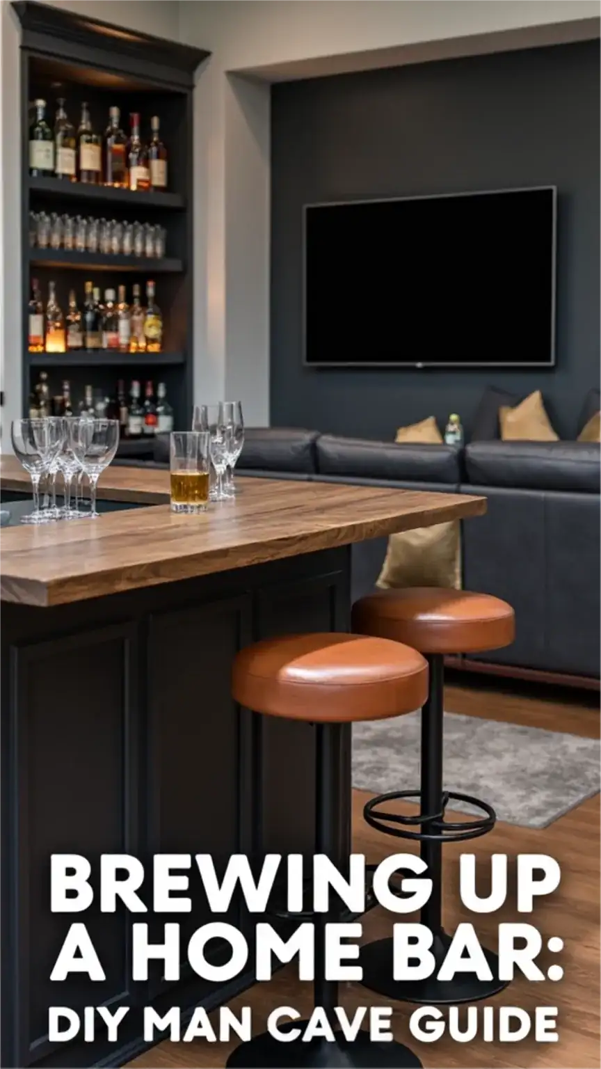 Brewing Up a Home Bar: A Step-by-Step Guide to Building a DIY Bar in Your Man Cave