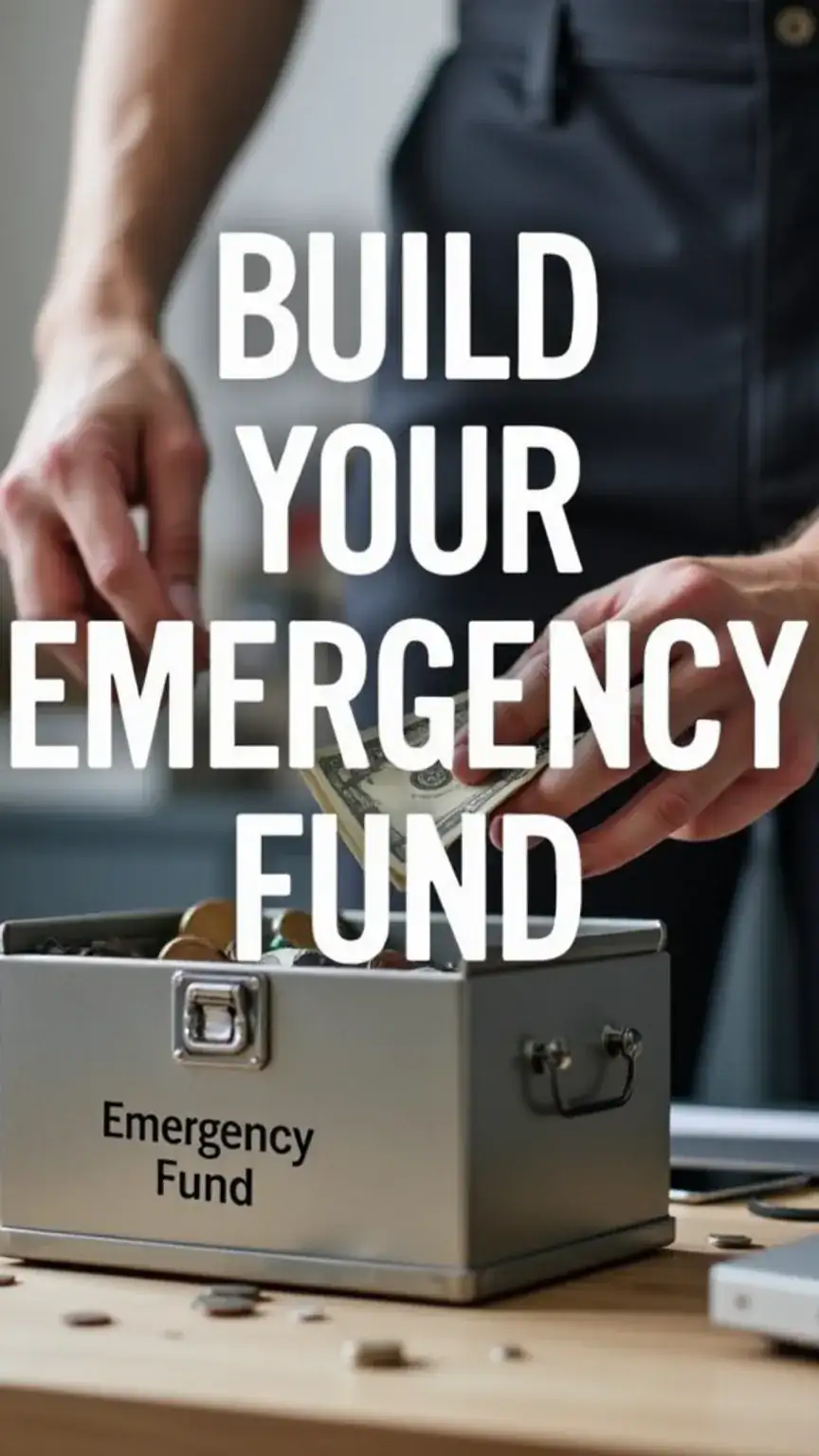 Building an emergency fund, saving for unexpected expenses, financial security, debt avoidance, financial health, credit score improvement.