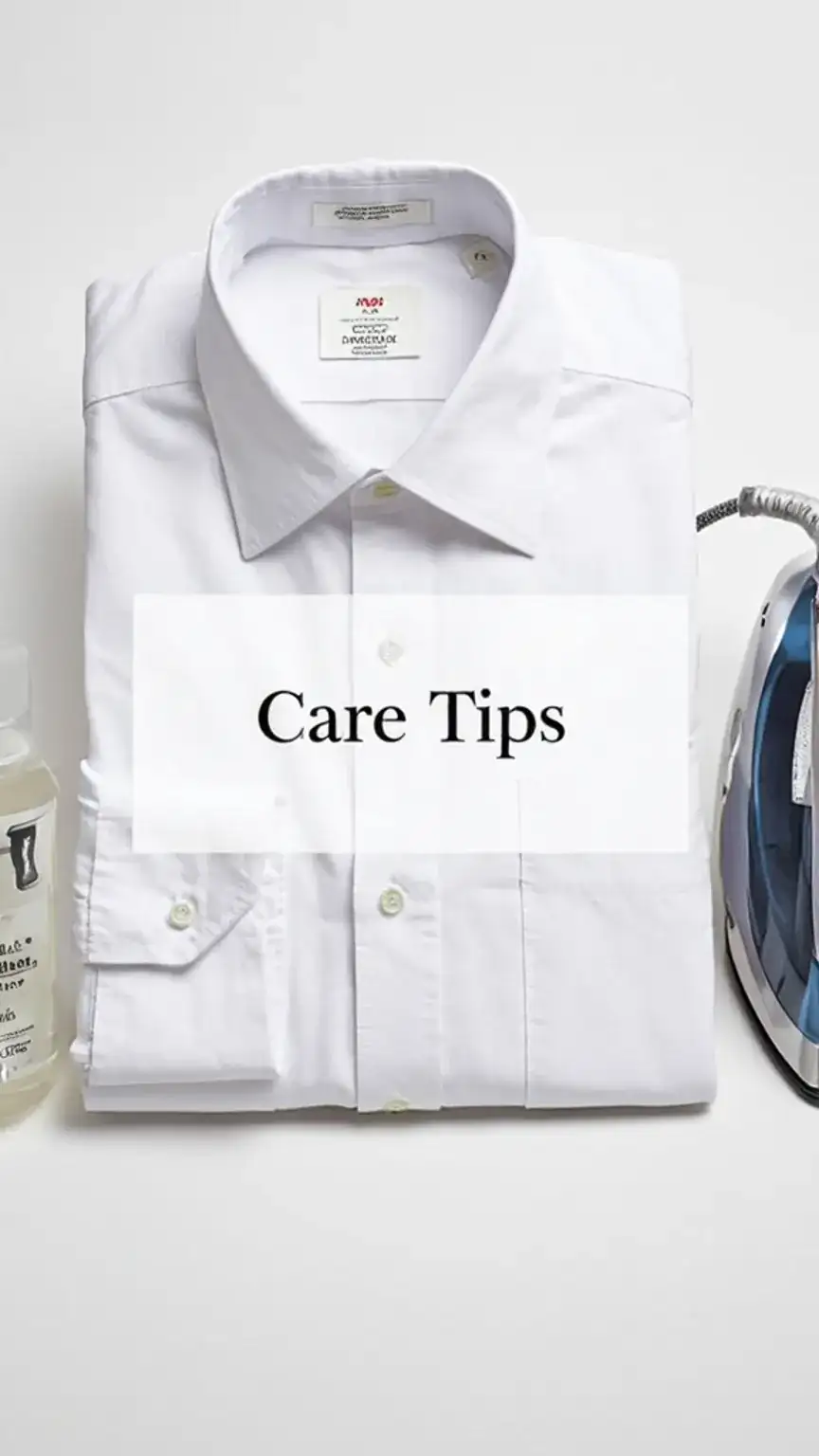 How to care for men's white shirts: washing, ironing, stain removal. Keeping your white shirt looking its best.