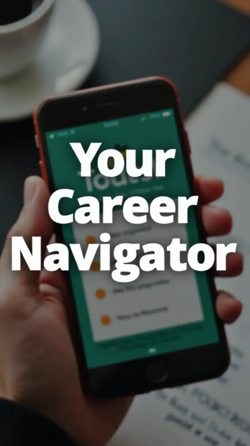 Todoist for career management, productivity tools for career change, navigating uncertainty with organization. Masculine visual style, task management, professional efficiency.