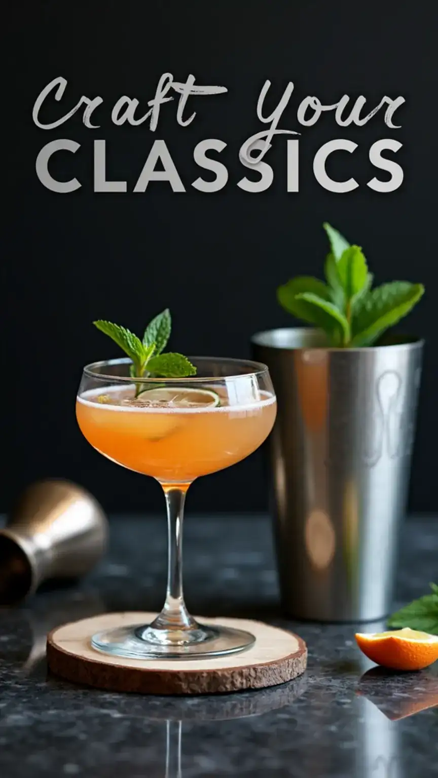 Cocktail preparation with a coupe glass, highlighting cocktail glasses as essential barware. Glassware guide, best bar glasses for cocktails.