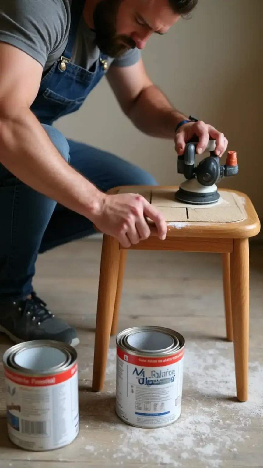 Creative DIY renovation projects, budget home updates, refinishing furniture, DIY home improvement for men, hands-on renovation.