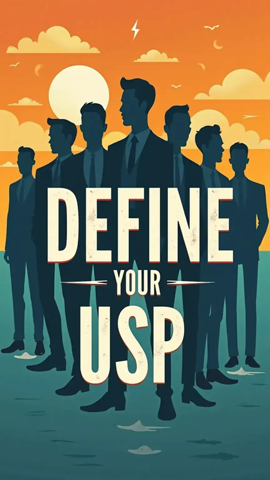 Defining Unique Selling Proposition (USP) for a business plan. What makes your business unique. Business planning strategy for success.