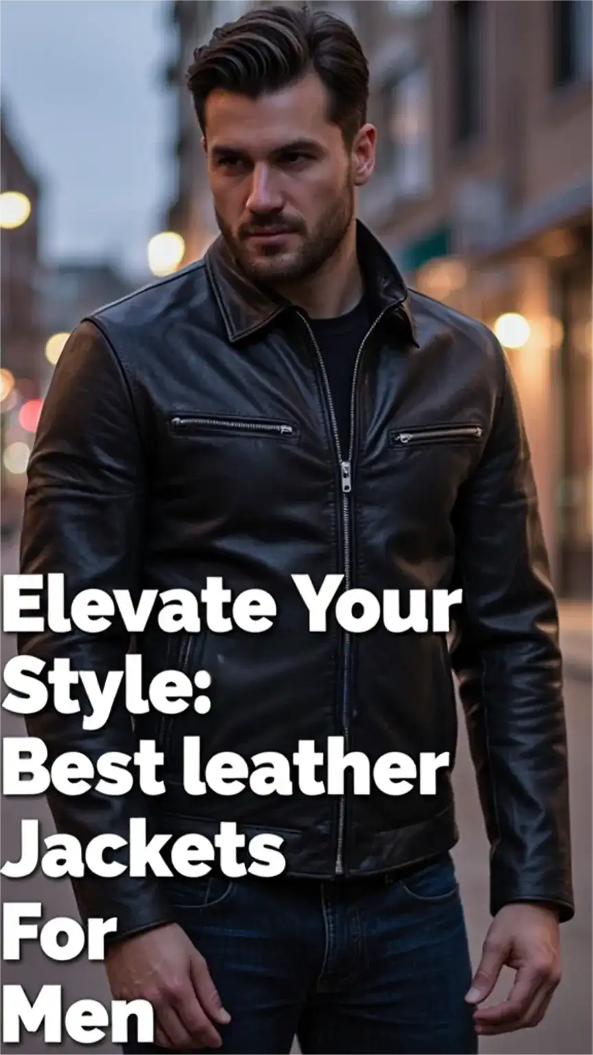 Elevate Your Style: The Best Leather Jackets for Men (That Won't Break the Bank)