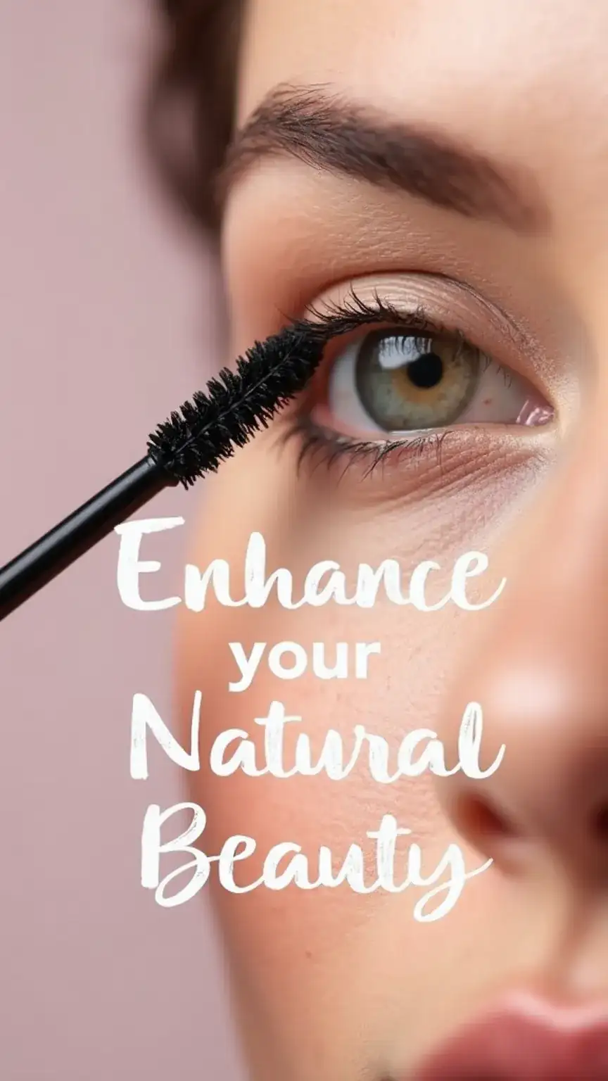 Close-up of a woman's eye with subtle makeup, showcasing mascara and eyeliner. Illustrates enhancing natural beauty as a grooming tip men notice. Women's grooming, beauty advice.