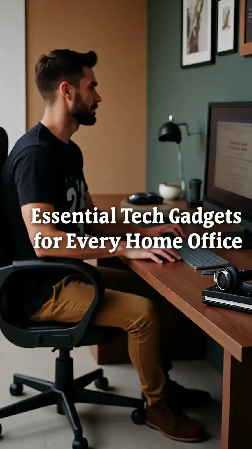 Essential Tech Gadgets for Every Home Office: Boost Your Productivity