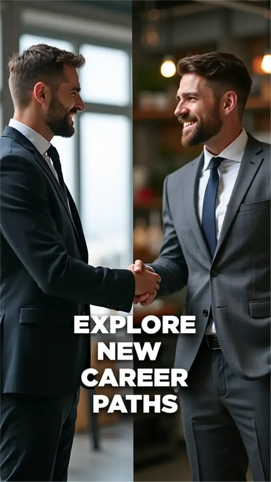 Exploring new career paths, career transition, from corporate to new industry, finding passion, career change options.