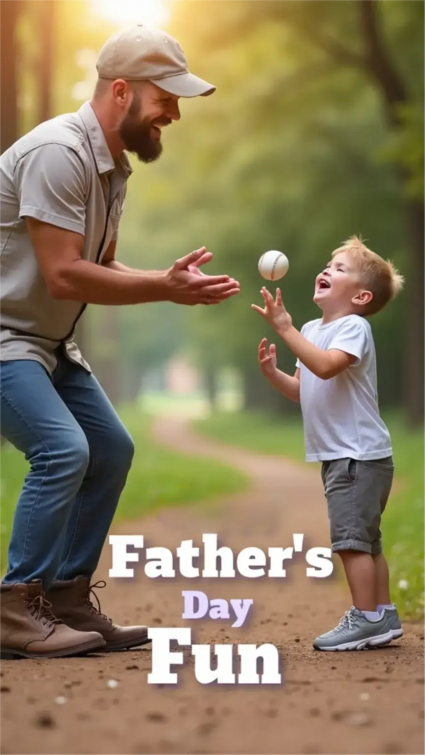 Father and child enjoying outdoor activity, illustrating Father's Day etiquette tips for special occasions and relationship advice.
