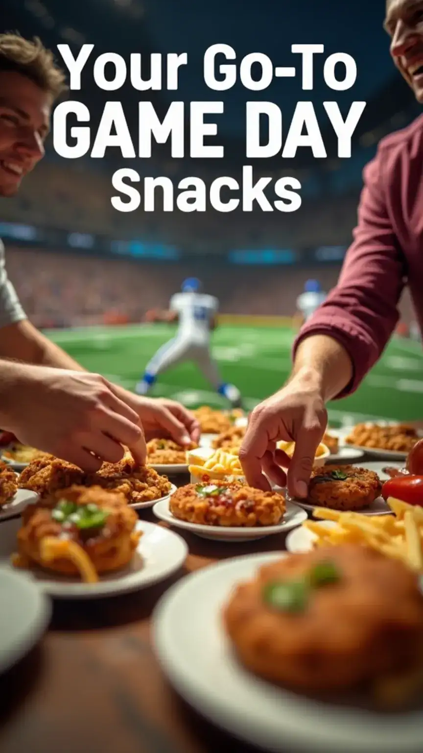 Sharing game day snacks with friends. Easy party snacks and men's party food ideas for a successful game day. Crowd-pleasing game day recipes.