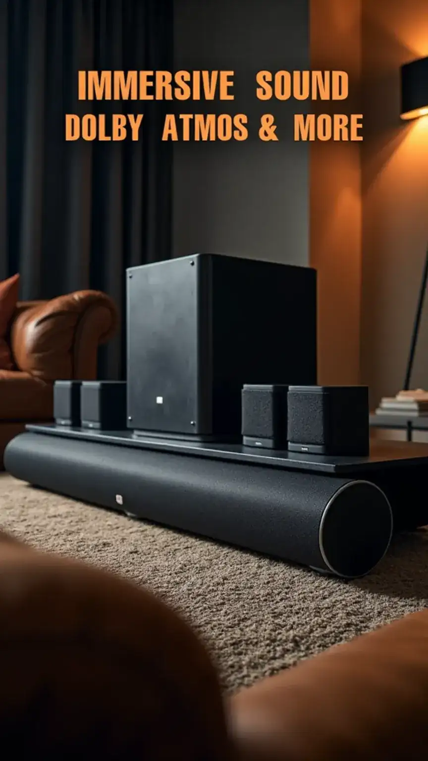 Setting up surround sound systems for a home theater. Dolby Atmos speaker setup in a man cave. Enhance your home cinema audio experience.