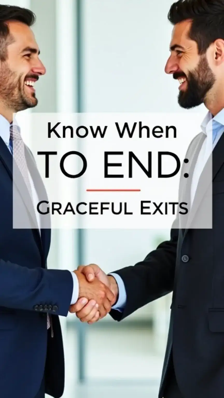 Ending a conversation, graceful exits, professional networking, social skills, conversation tips, making plans, exchanging contact, polite farewell.