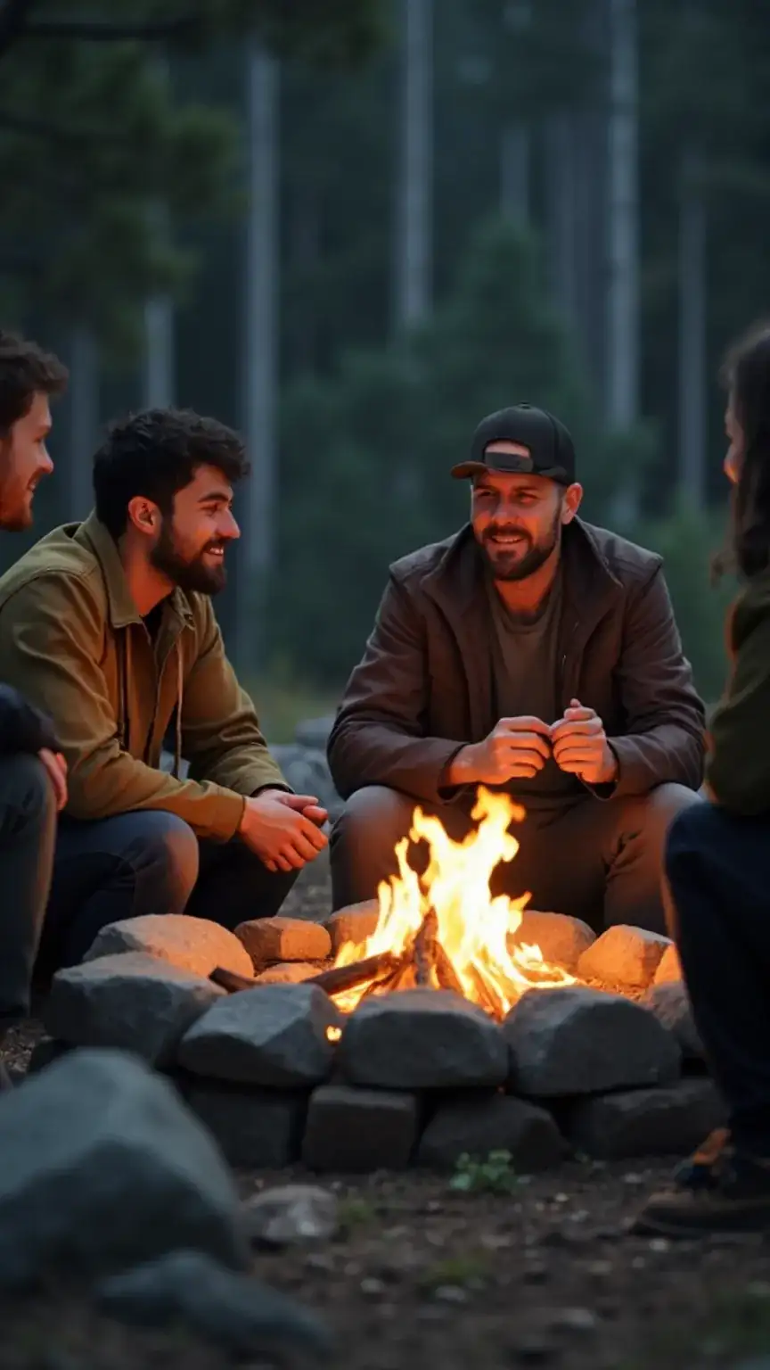 Man sharing his story, promoting vulnerability and community. Keywords: share your story, men's support, building community, emotional openness.