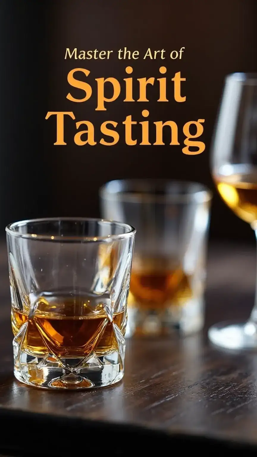 Master the art of spirit tasting with elegant glassware. Learn how to appreciate fine spirits like whiskey, rum, and vodka. Spirit tasting guide.
