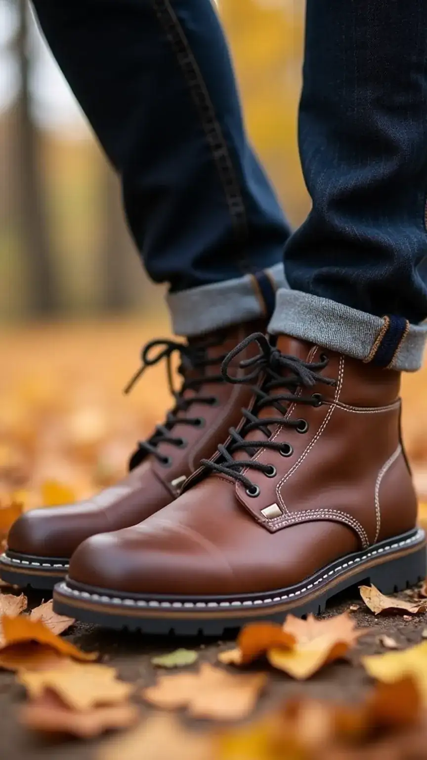Men's fall boots for seasonal transition, stylish and functional footwear, autumn boots with grip, men's footwear update, cool weather shoes.