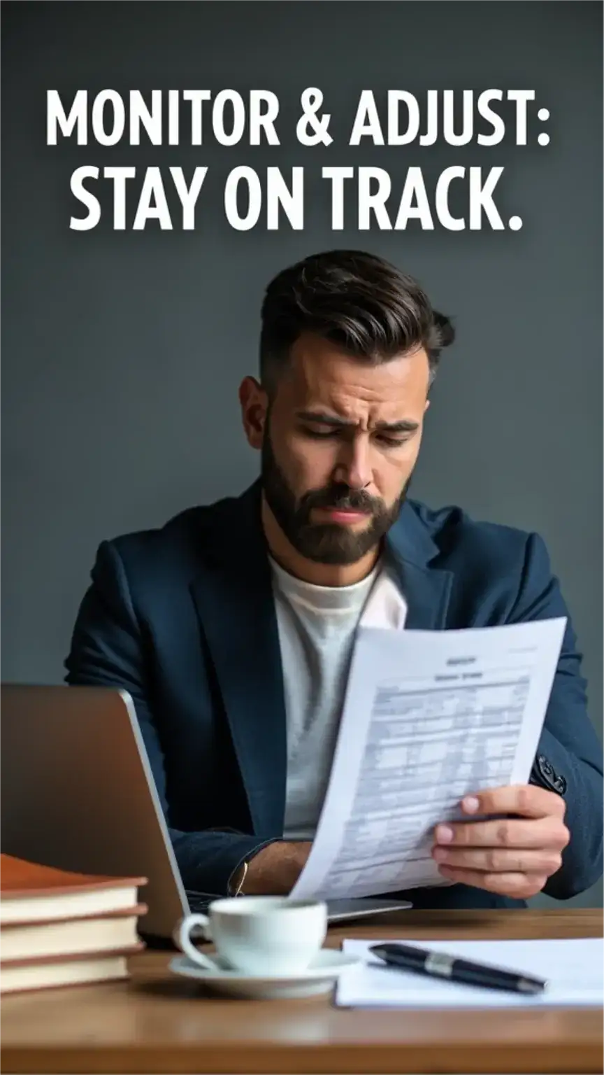 Monitoring budget, adjusting finances, staying on track with money, budgeting for men, financial planning, how to budget.