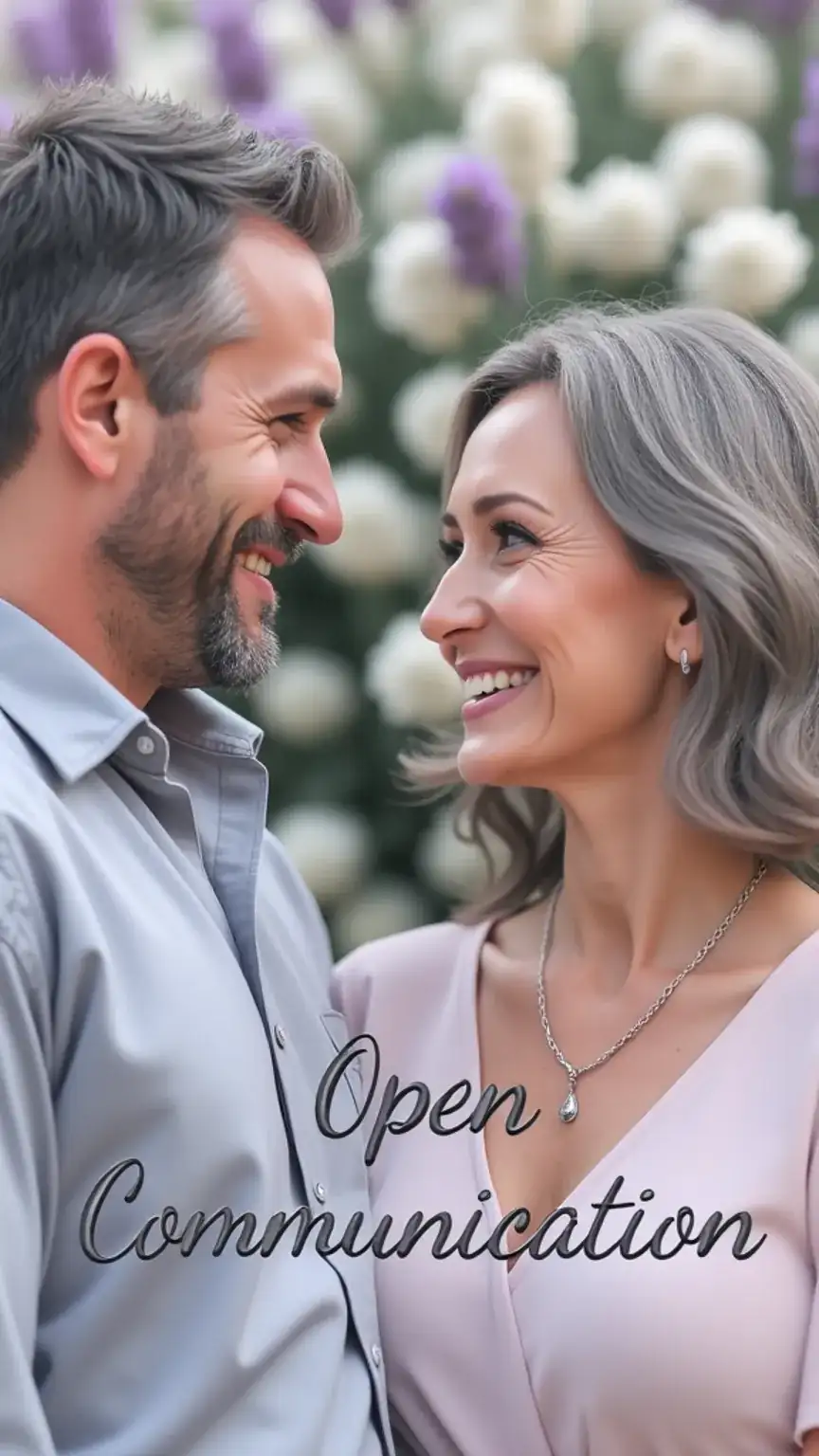 Couple communicating openly, active listening, honest conversations, relationship advice, building trust through dialogue, emotional intimacy.