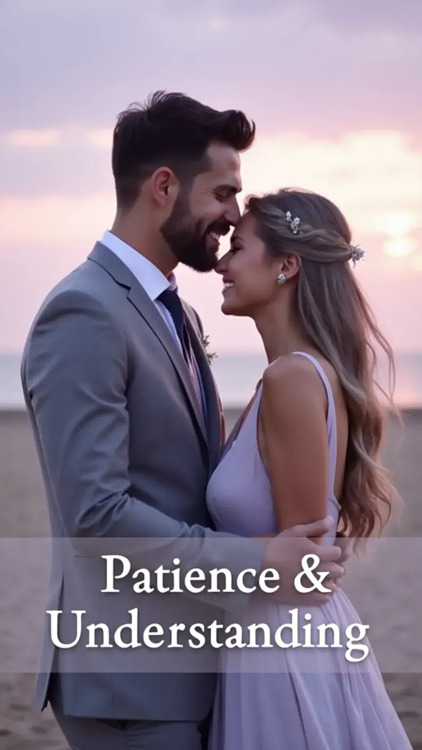 Couple embracing, symbolizing patience and understanding in male etiquette for special occasions and relationship advice.