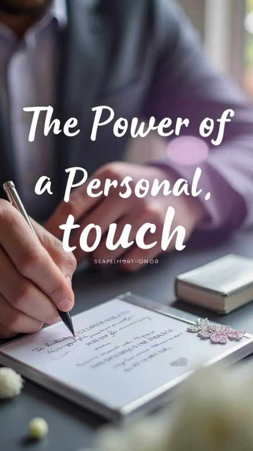 Personalized gift selection for a surprise event for him. Importance of personal touch in relationship advice and special occasion planning.