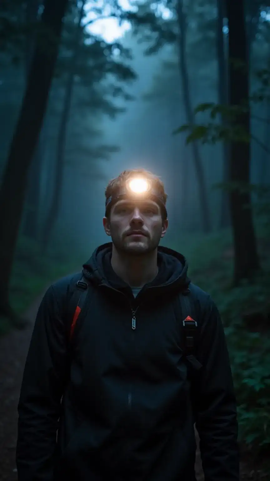 Black Diamond Spot 325 headlamp for nighttime hiking and camping, bright illumination for adventure, essential outdoor lighting gear.