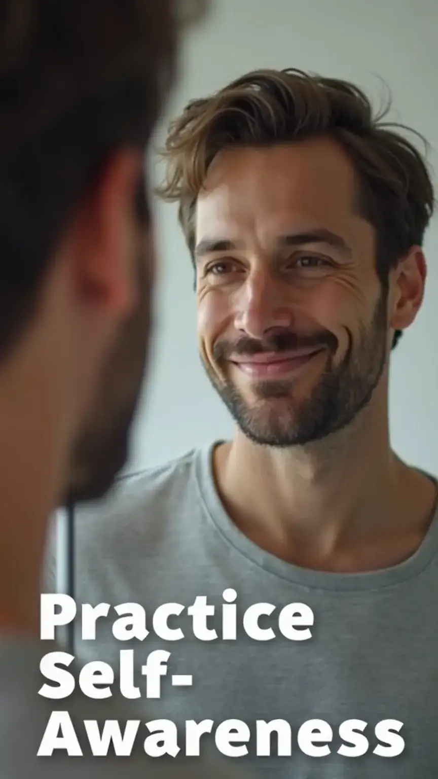 Men practicing self-awareness, emotional intelligence for men, self-reflection, personal growth, understanding behavior.