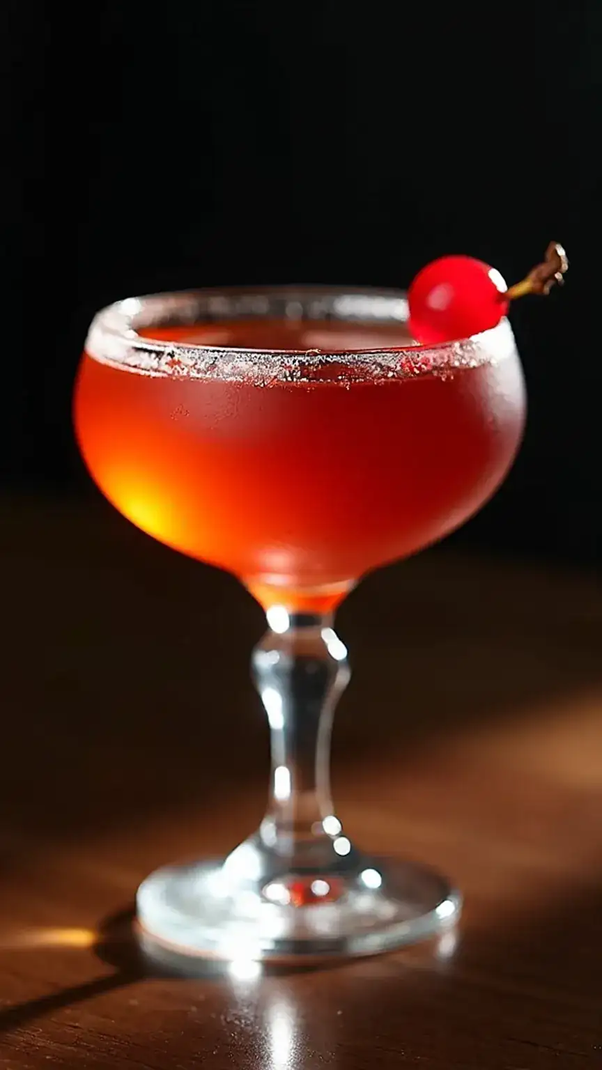 Rob Roy cocktail, a classic Scotch whisky drink, expertly prepared for a sophisticated evening at home, among the best whiskey drinks.