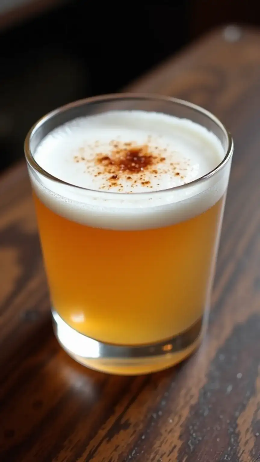 Scotch Sour cocktail recipe with egg white, an easy to make whiskey cocktail that is smooth and flavourful, a must-try for whiskey enthusiasts.