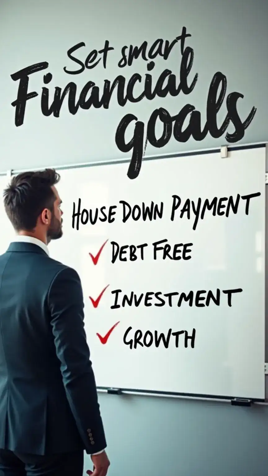 Setting financial goals for men, budgeting for financial freedom, how to budget, personal finance goals, money planning for men.
