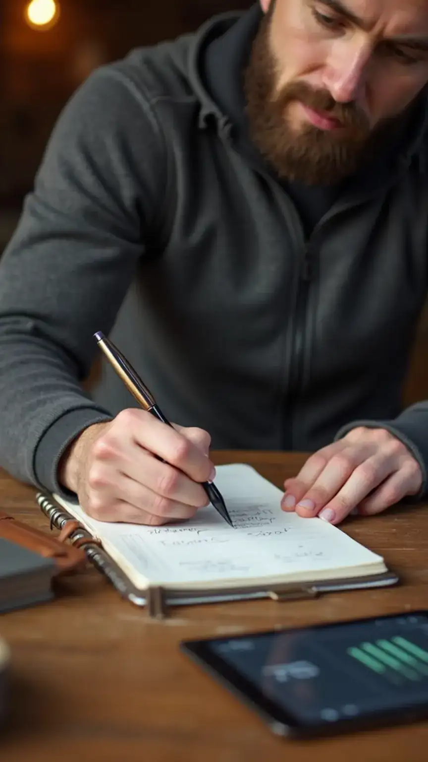 Setting clear goals, using goal-tracking apps, male productivity, motivation for men, focus tips.